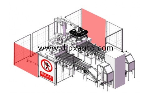 袋包裝全自動定量包裝碼垛線