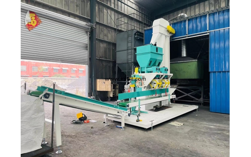 顆粒狀，粗粉類物料自動稱重包裝機