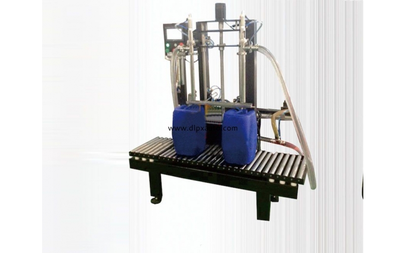 20L高泡液體專(zhuān)用半自動(dòng)雙頭稱(chēng)重式灌裝