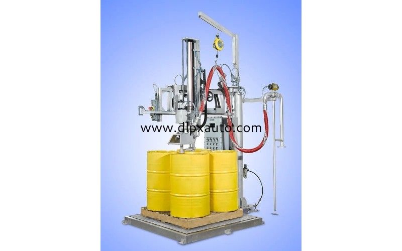 200L托盤(pán)4桶防爆型稱(chēng)重定量式液體灌裝機(jī)