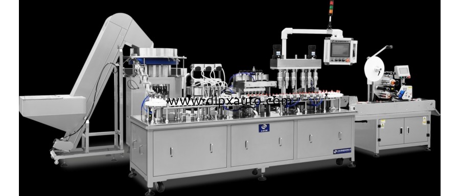 YS-ZGX-150 全自動(dòng)試劑灌裝旋蓋生產(chǎn)線