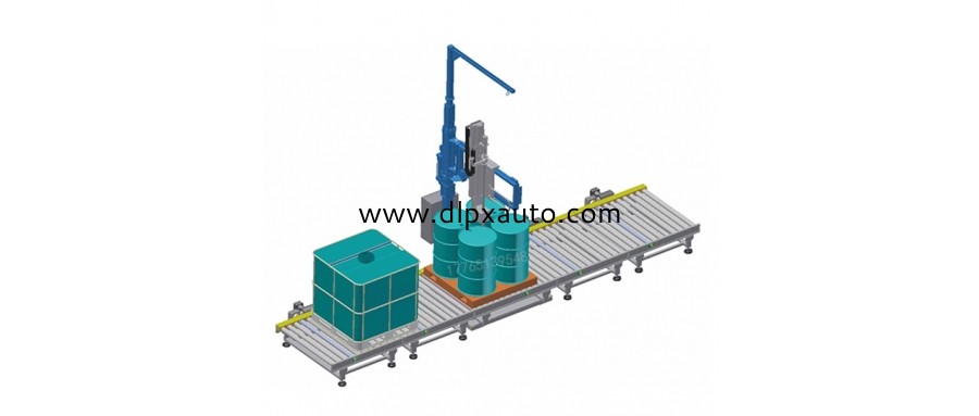 1000公斤IBC噸桶添加劑全自動(dòng)液下式灌裝機(jī)