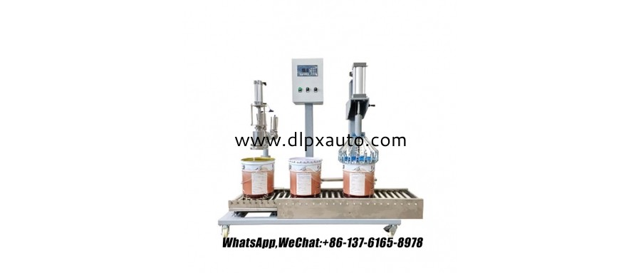 帶皇冠蓋的發(fā)動機油自動雙頭液體桶加注機